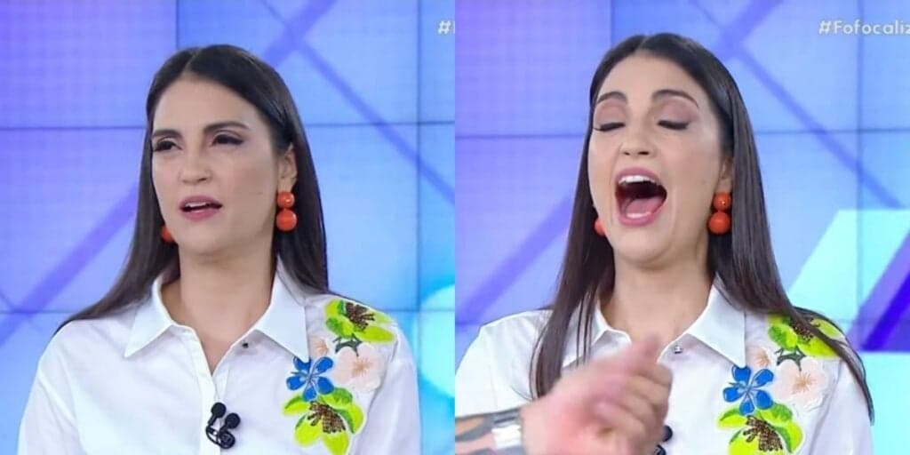 "Que humilhação": Chris Flores perde o chão com apresentadora dando na cara de funcionário no SBT