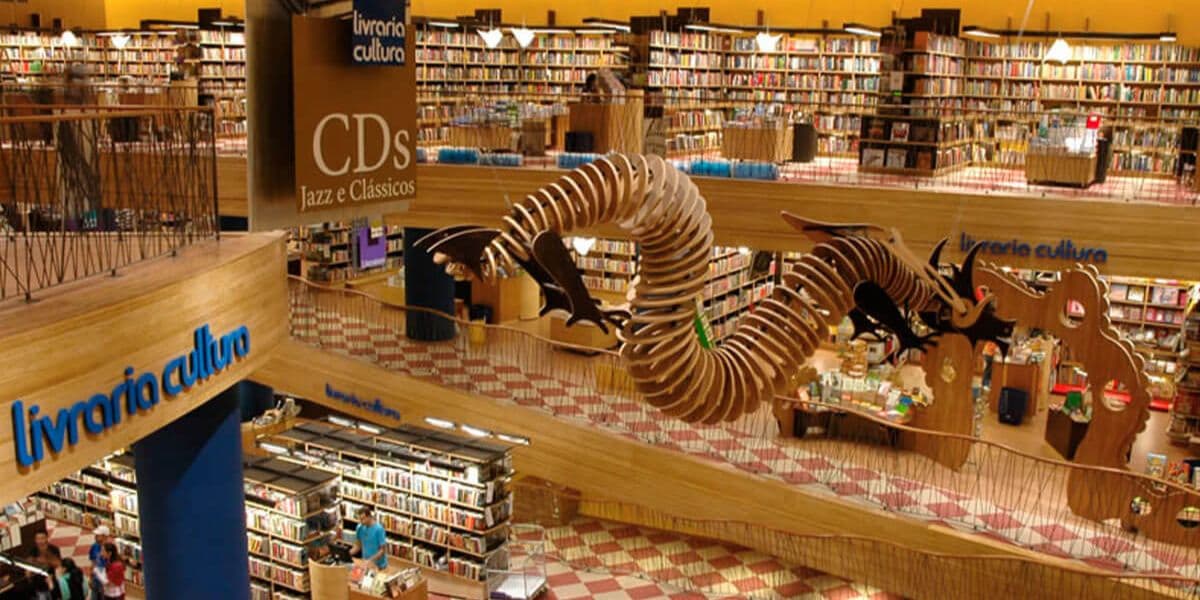 Livraria Cultura é uma das grandes lojas do país e mais amada (Reprodução: Internet) Livraria Cultura é uma das grandes lojas do país e mais amada (Reprodução: Internet)
