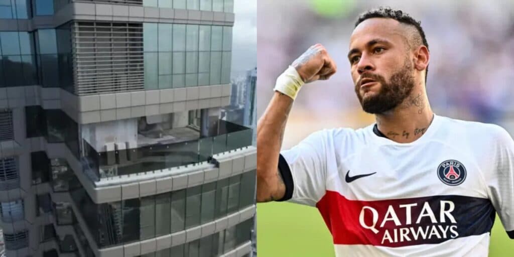 Piscina e heliponto: Neymar recebe as chaves de quadriplex de luxo avaliado em R$ 20 milhões