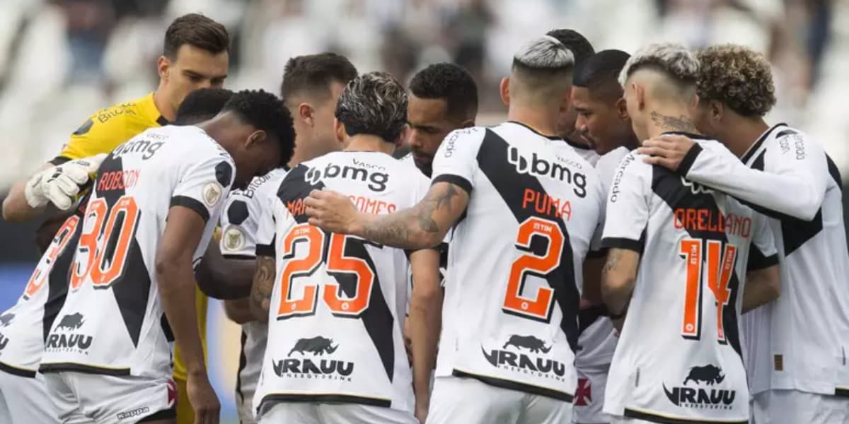 Parte do elenco do Vasco (Foto - Montagem TV Foco). Parte do elenco do Vasco (Foto - Montagem TV Foco).