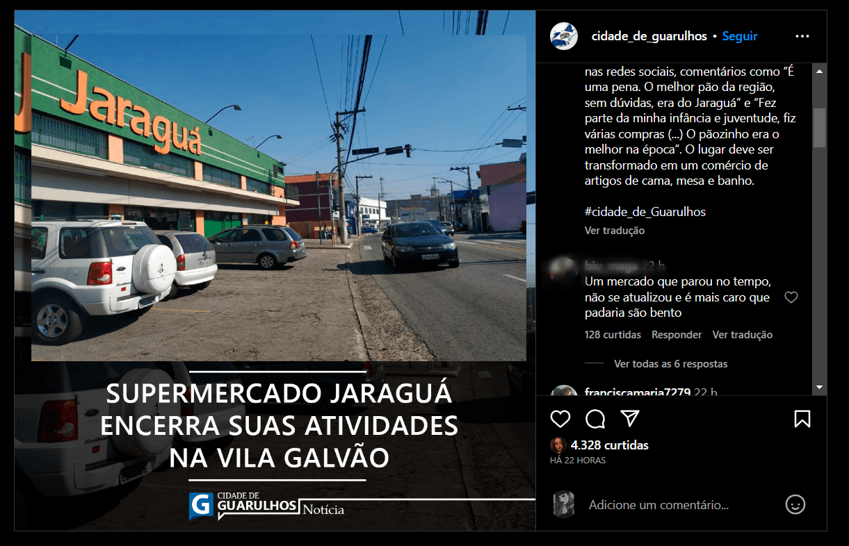 Clientes se manifestam por meio de comentários através das redes sociais (Foto Reprodução/Instagram) Clientes se manifestam por meio de comentários através das redes sociais (Foto Reprodução/Instagram)