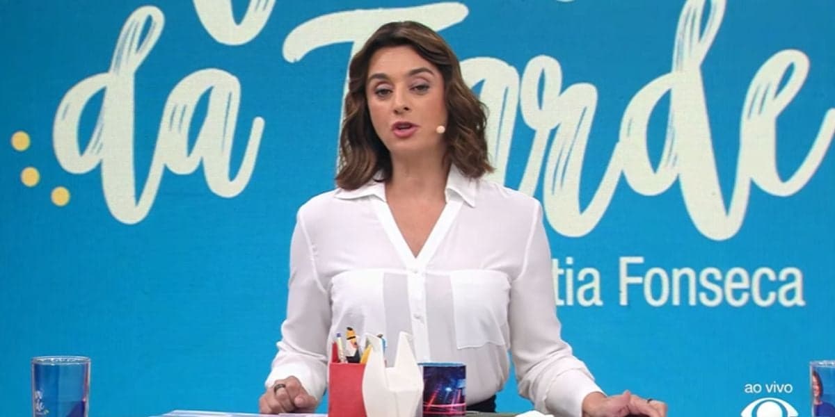 Catia Fonseca terá seu programa encurtado por conta do jogo (Reprodução: Band) Catia Fonseca terá seu programa encurtado por conta do jogo (Reprodução: Band)
