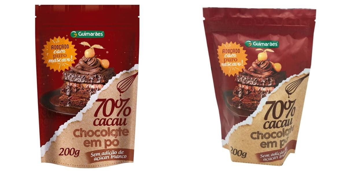 O chocolate em pó 70% cacau da marca Guimarães foi retirado dos mercados (Reprodução: Internet) O chocolate em pó 70% cacau da marca Guimarães foi retirado dos mercados (Reprodução: Internet)