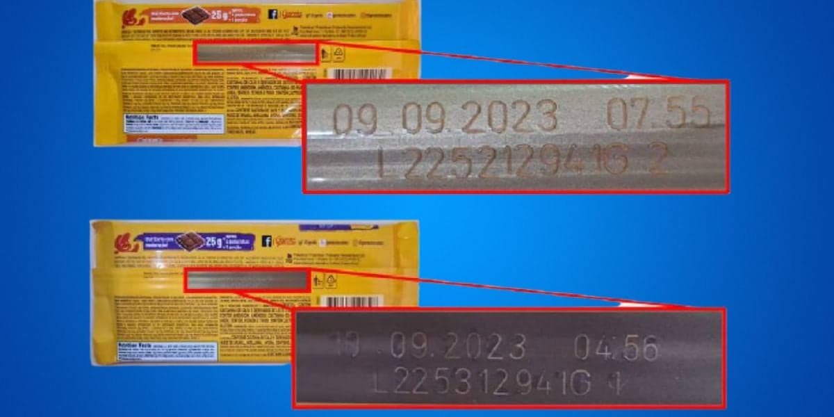 Os dois lotes que foram retirados do mercado na época (Reprodução: Internet) Os dois lotes que foram retirados do mercado na época (Reprodução: Internet)