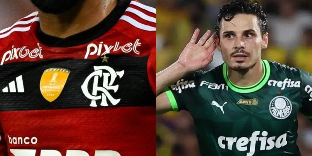 De maior rival a estrela do alviverde: Atacante do Flamengo é escolhido para ser dupla de Veiga no Palmeiras