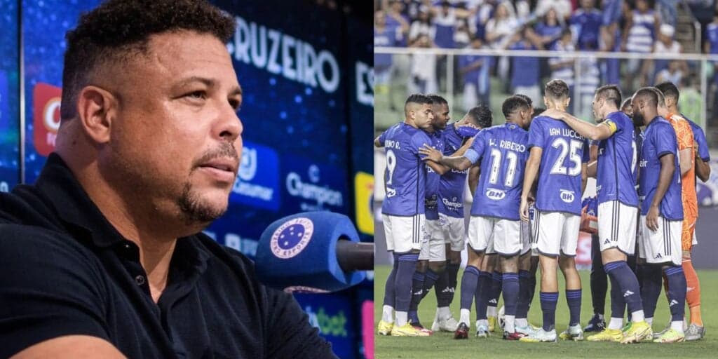 Ronaldo contra a parede e em desespero: Barca de despedida do Cruzeiro tem Bruno Rodrigo e mais 6 jogadores