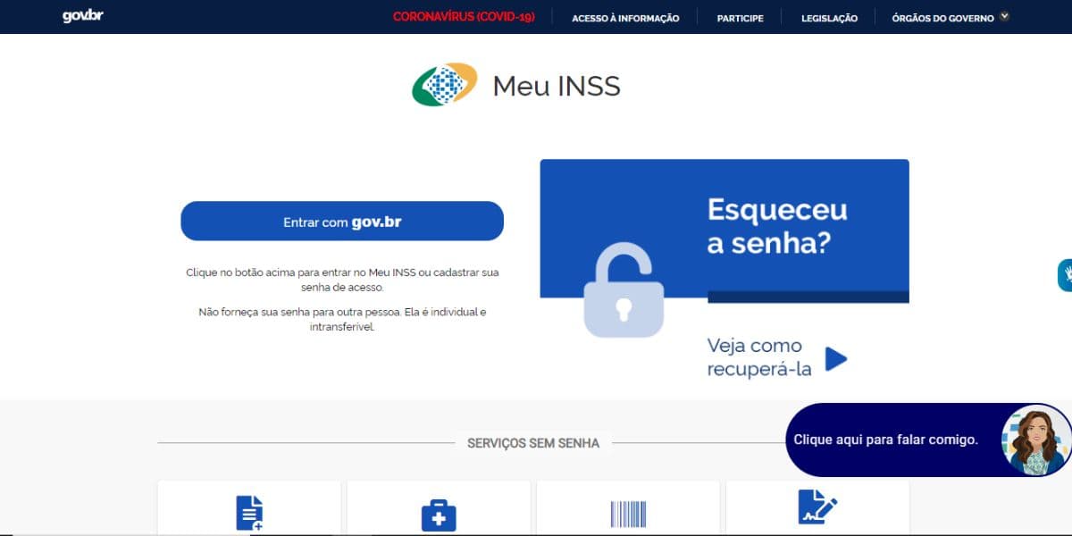 Site do governo onde poderá ser feita a solicitação (Reprodução: Internet) Site do governo onde poderá ser feita a solicitação (Reprodução: Internet)