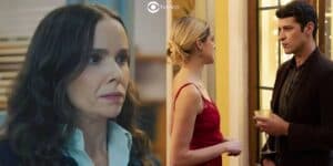 Lucinda, Graça e Marino em cenas de Terra e Paixão (Foto: Reprodução / Globo / Montagem TV Foco) Lucinda, Graça e Marino em cenas de Terra e Paixão (Foto: Reprodução / Globo / Montagem TV Foco)