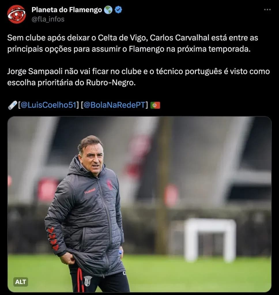 Flamengo analisa chegada de novo técnico (Foto: Divulgação) Flamengo analisa chegada de novo técnico (Foto: Divulgação)