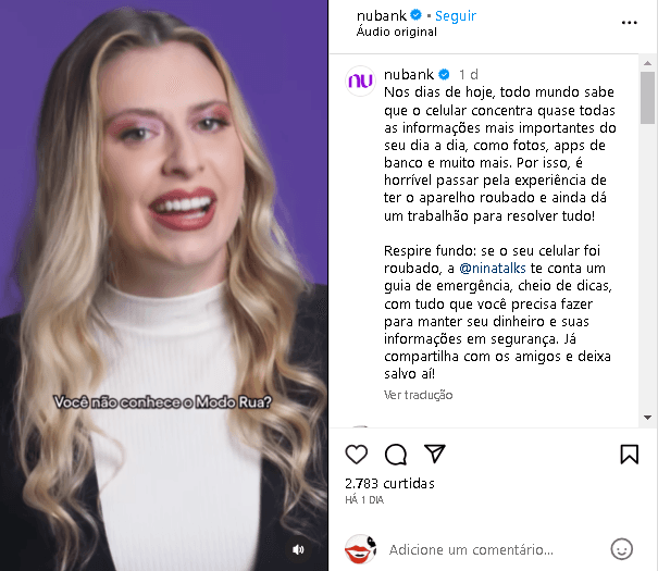 Nubank emite alerta para clientes (Foto: Reprodução/ Internet) Nubank emite alerta para clientes (Foto: Reprodução/ Internet)