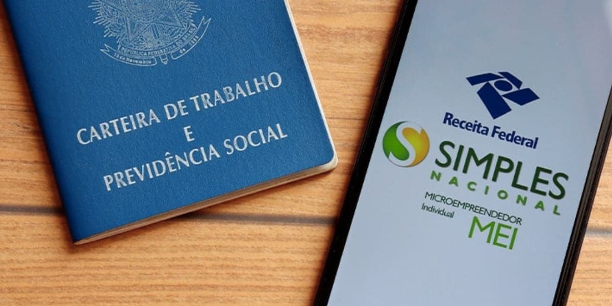 Carteira de trabalho e aplicativo MEI (Foto: Reprodução / Internet) Carteira de trabalho e aplicativo MEI (Foto: Reprodução / Internet)