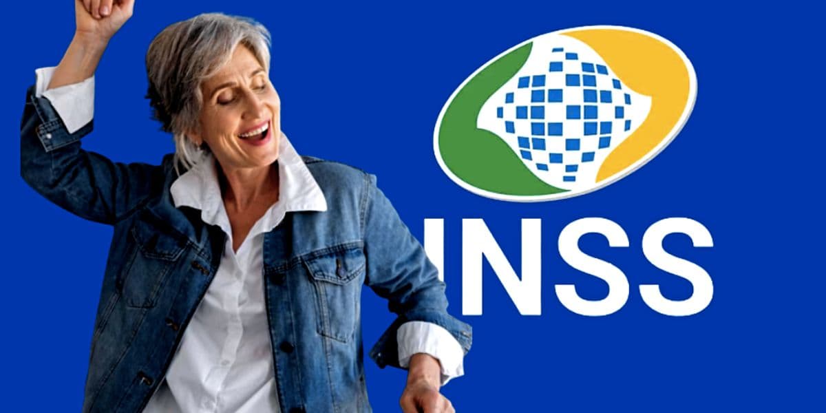 Pessoa comemorando e logo INSS (Foto: Reprodução / Montagem TV Foco) Pessoa comemorando e logo INSS (Foto: Reprodução / Montagem TV Foco)