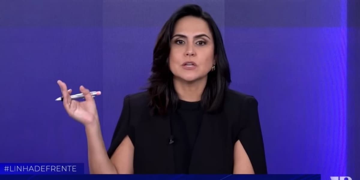Carla Cecato trabalhou em outra emissora após demissão da Record (Foto: Reprodução/Jovem Pan News) Carla Cecato trabalhou em outra emissora após demissão da Record (Foto: Reprodução/Jovem Pan News)
