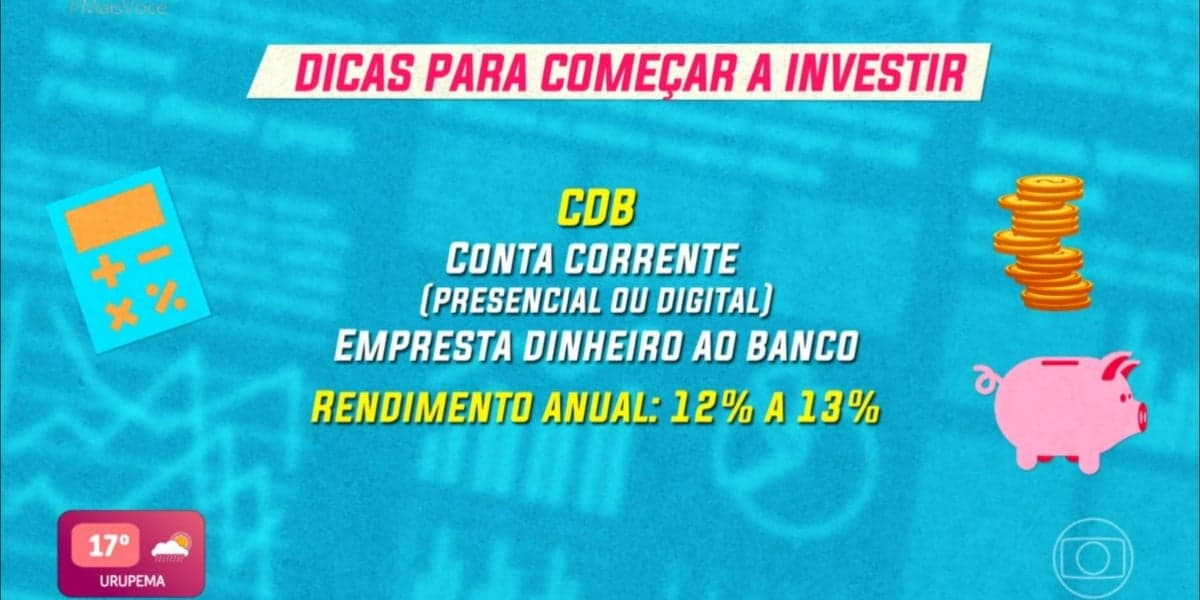 Ana Maria Braga deu informações sobre o CDB no "Mais Você" (Foto: Reprodução/TV Globo) Ana Maria Braga deu informações sobre o CDB no "Mais Você" (Foto: Reprodução/TV Globo)