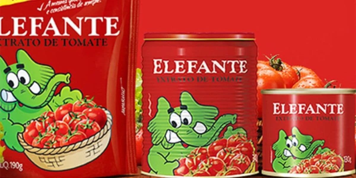 A marca Elefante é uma das principais de molho de tomate do Brasil (Reprodução: Internet) A marca Elefante é uma das principais de molho de tomate do Brasil (Reprodução: Internet)