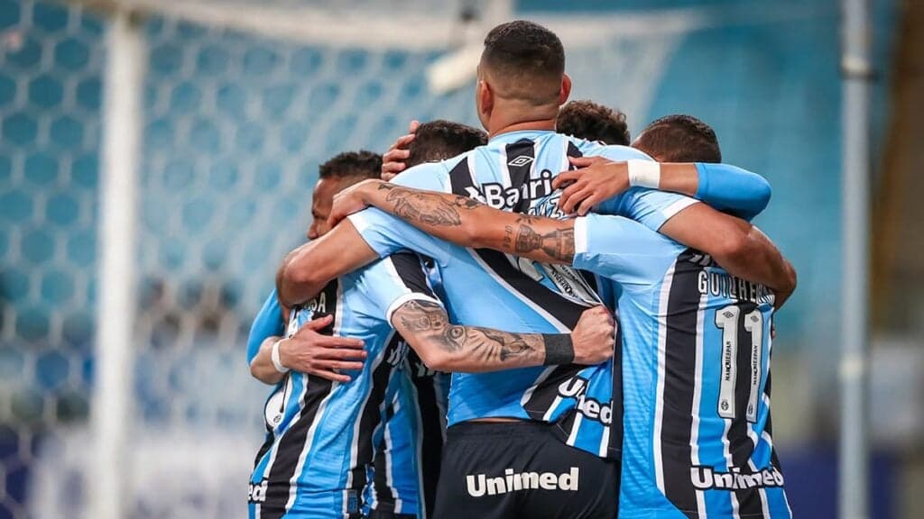 Parte do elenco do Grêmio (Foto: Reprodução/Internet)