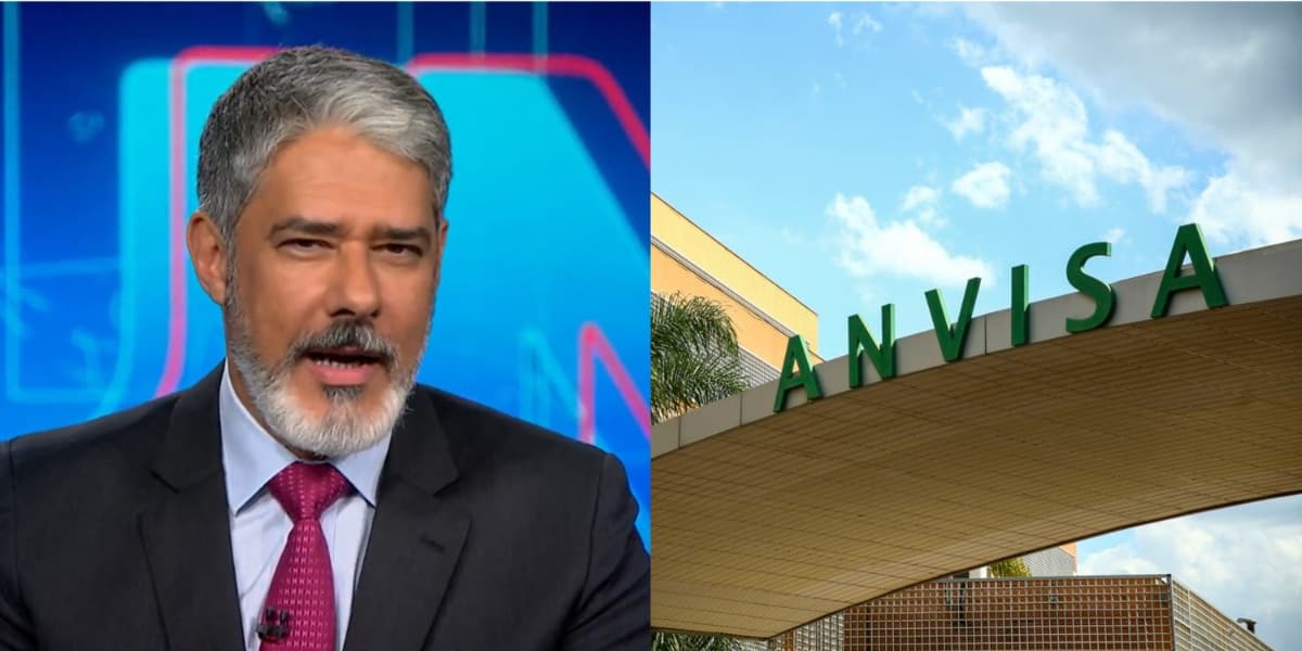 William Bonner confirma virada com urgência da ANVISA no JN - Foto: Reprodução/TV FOCO William Bonner confirma virada com urgência da ANVISA no JN - Foto: Reprodução/TV FOCO