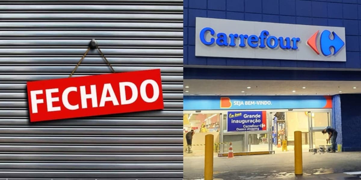 Carrefour teve lojas fechadas (Foto: Reprodução/ Internet) Carrefour teve lojas fechadas (Foto: Reprodução/ Internet)