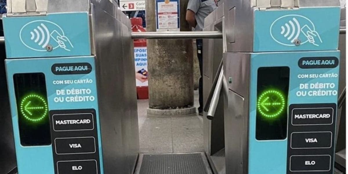 Catracas do metrô (Foto: Reprodução / Autopass) Catracas do metrô (Foto: Reprodução / Autopass)