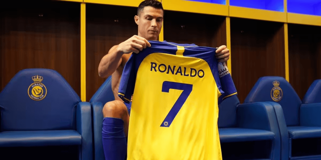 Cristiano Ronaldo no Al-Nassr (Foto: Reprodução/Globo Esporte) Cristiano Ronaldo no Al-Nassr (Foto: Reprodução/Globo Esporte)