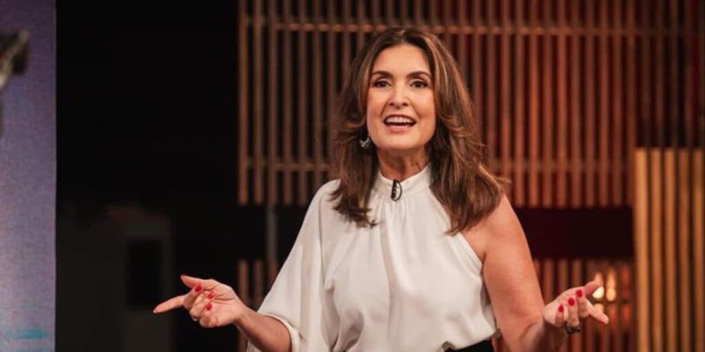Fátima Bernardes em seu programa no GNT  (Foto: Reprodução / Instagram)