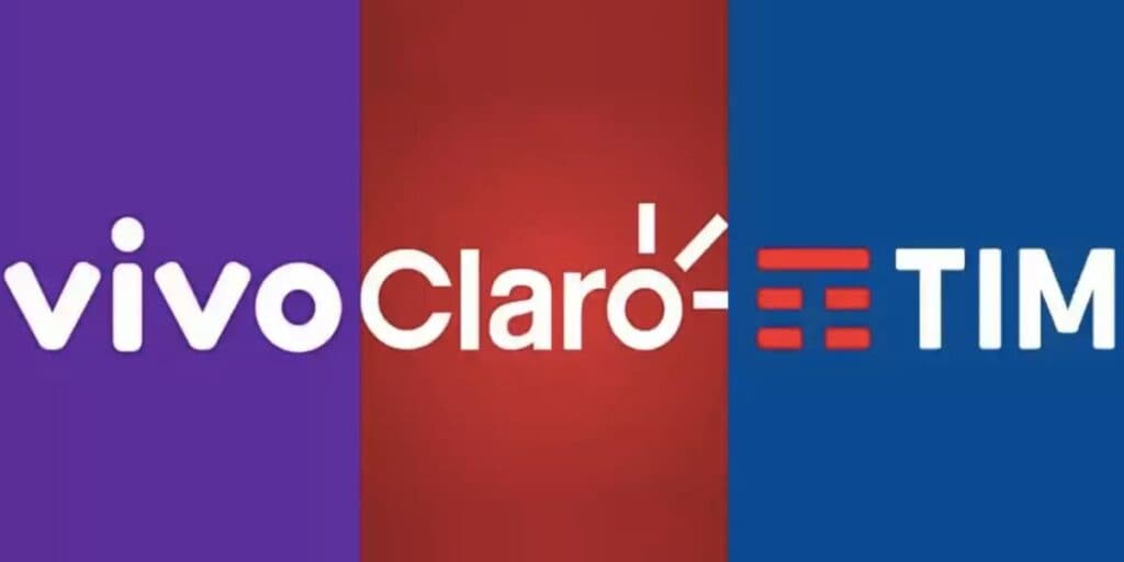 Logo Vivo, Claro e Tim (Foto: Reprodução / Internet) Logo Vivo, Claro e Tim (Foto: Reprodução / Internet)