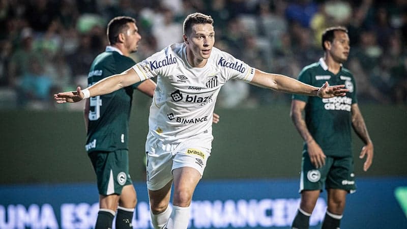 Santos é vitorioso contra Goiás (Reprodução/Internet)