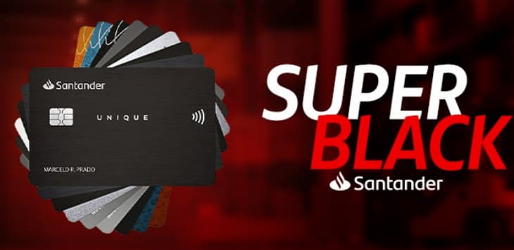 Super Black Santander (Foto: Reprodução, Site do Banco) Super Black Santander (Foto: Reprodução, Site do Banco)