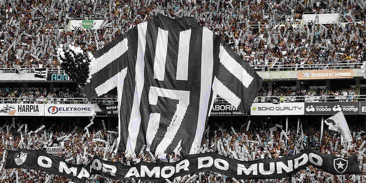 Torcida do Botafogo (Foto: Reprodução, Lancei) Torcida do Botafogo (Foto: Reprodução, Lancei)