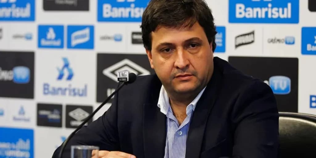 Alberto Guerra é o presidente do Grêmio e falou sobre o clube se tornar uma SAF (Foto: Reprodução/ Internet) Alberto Guerra é o presidente do Grêmio e falou sobre o clube se tornar uma SAF (Foto: Reprodução/ Internet)
