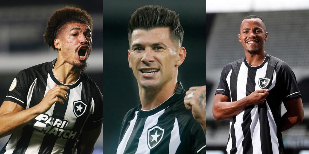 Adryelson, Victor Cuesta e Marlon Freitas serão desfalques no Botafogo - (Foto: Reprodução / Internet) Adryelson, Victor Cuesta e Marlon Freitas serão desfalques no Botafogo - (Foto: Reprodução / Internet)