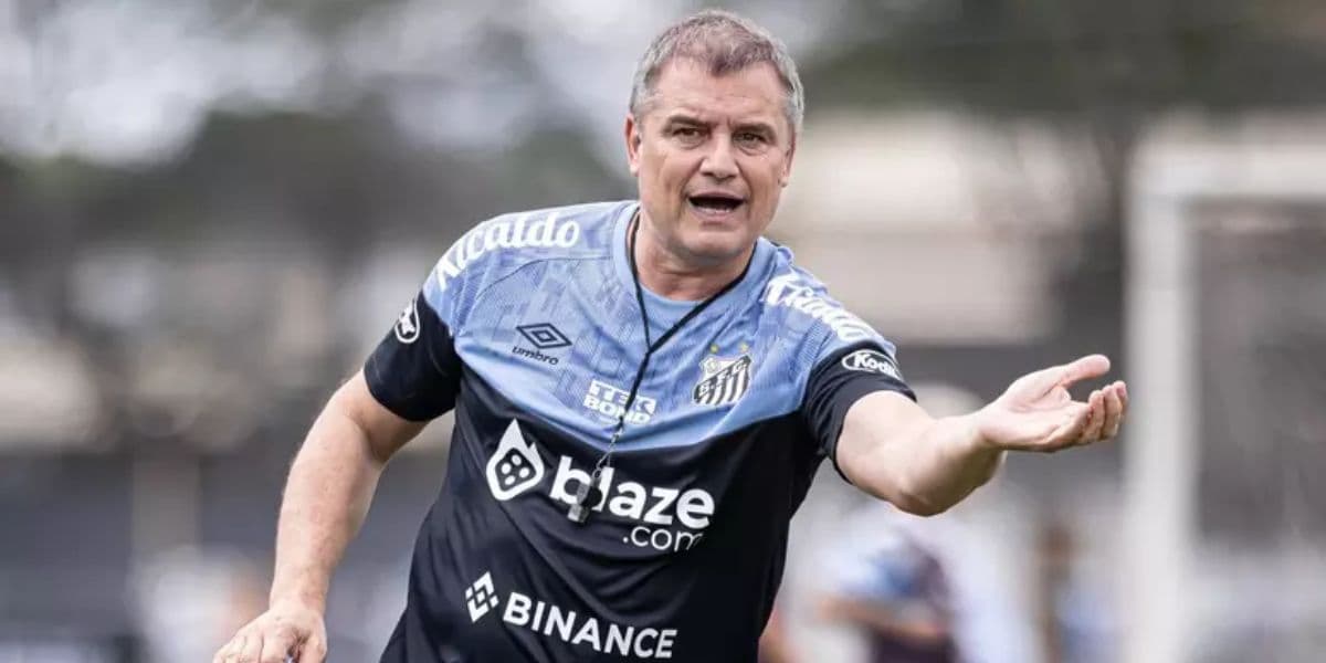 Diego Aguirre comandou o Santos por apenas 5 jogos (Reprodução: Internet) Diego Aguirre comandou o Santos por apenas 5 jogos (Reprodução: Internet)
