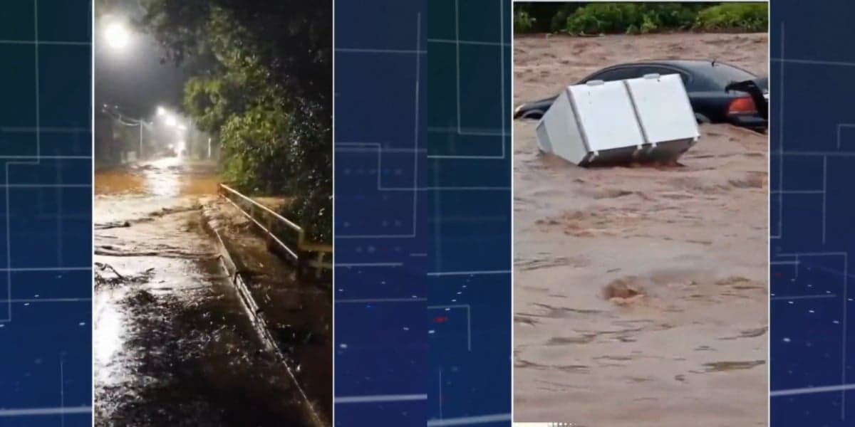 Imagens dos alagamentos provocados pelas fortes chuvas - Foto: Globo Imagens dos alagamentos provocados pelas fortes chuvas - Foto: Globo