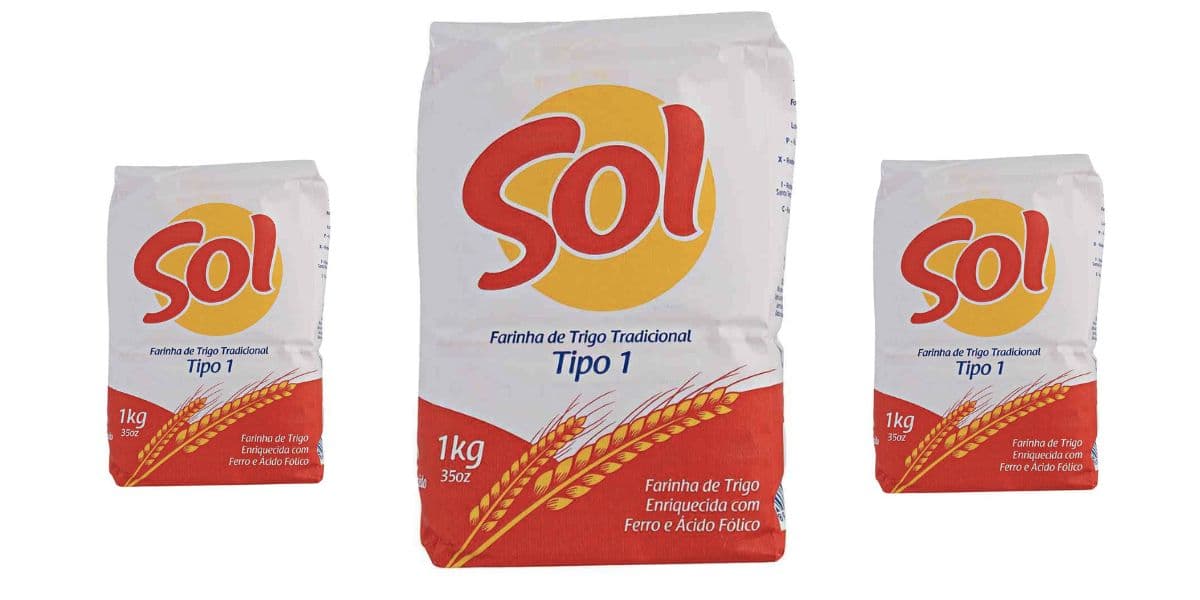 A marca Sol é uma das principais fabricantes de farinha (Reprodução: Internet) A marca Sol é uma das principais fabricantes de farinha (Reprodução: Internet)