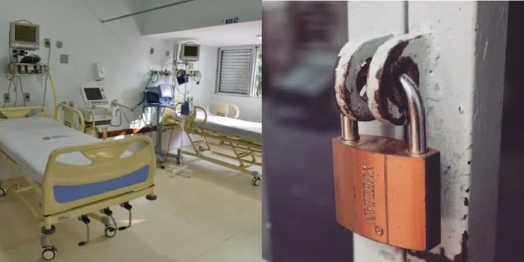 Dívida milionária e falência oficialmente decretada: O fim decadente de hospital gigante após luta para viver