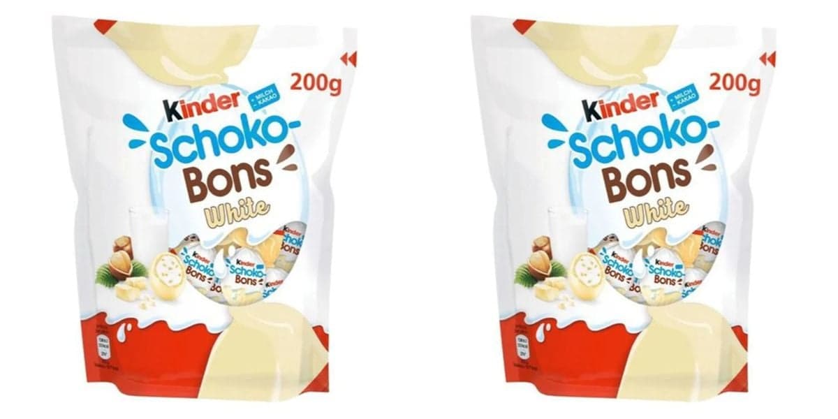 Kinder Choco-Bons Branco que estava com suspeita da presença de salmonela (Reprodução: Internet) Kinder Choco-Bons Branco que estava com suspeita da presença de salmonela (Reprodução: Internet)