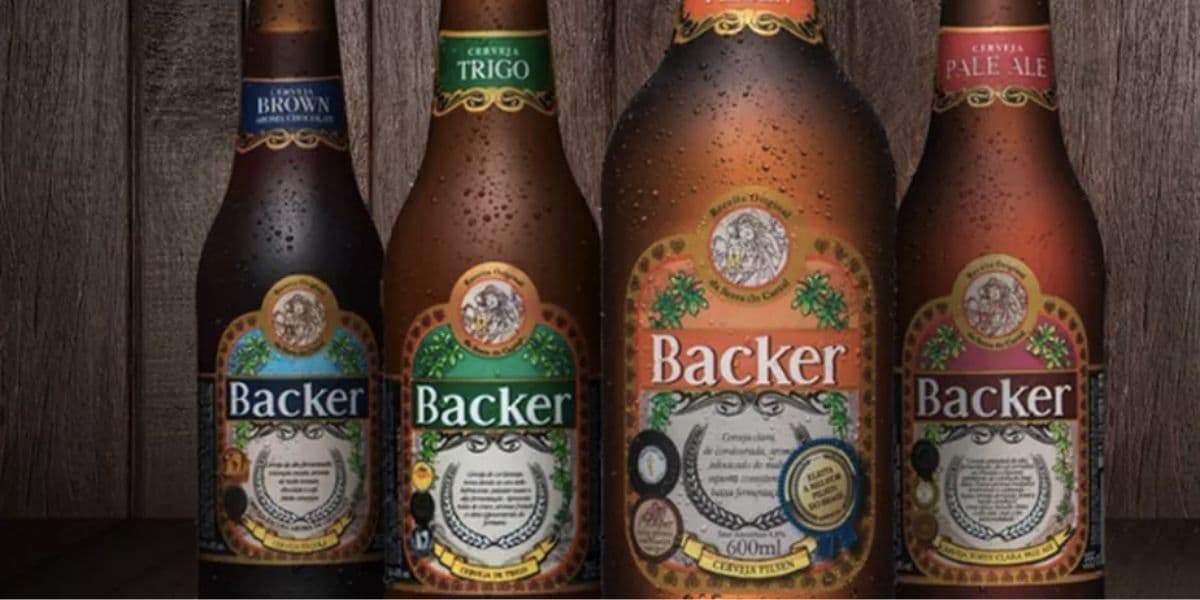 Cerveja Backer (Reprodução/Internet) Cerveja Backer (Reprodução/Internet)
