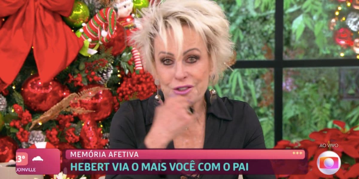 Ana Maria no Mais Você (Foto: Reprodução / Globo) Ana Maria no Mais Você (Foto: Reprodução / Globo)