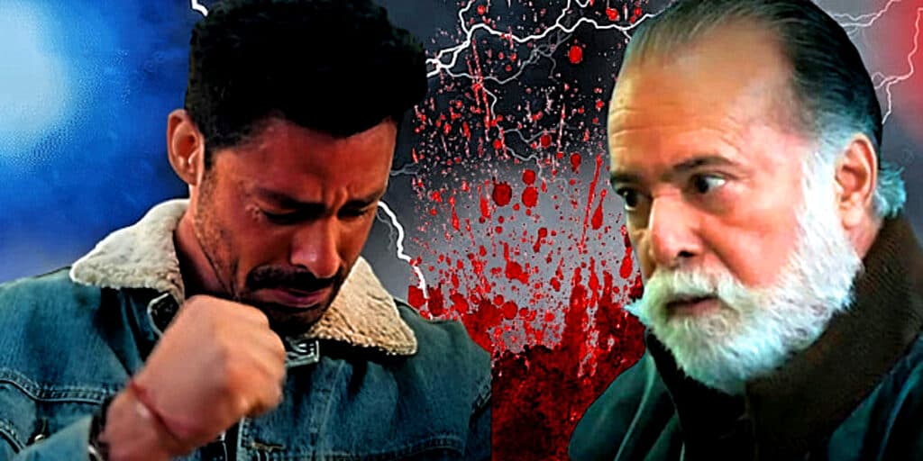 Terra e Paixão: À beira da morte, Antônio comete mais um crime e deixa o corpo de Caio estirado no chão