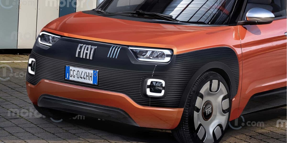 Projeção Fiat Panda (Foto: Reprodução / Motor 1)