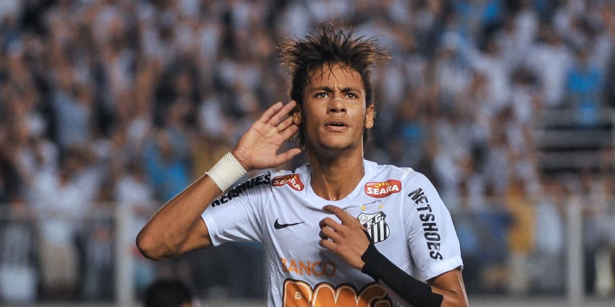 Neymar no Santos (Reprodução - Internet) Neymar no Santos (Reprodução - Internet)