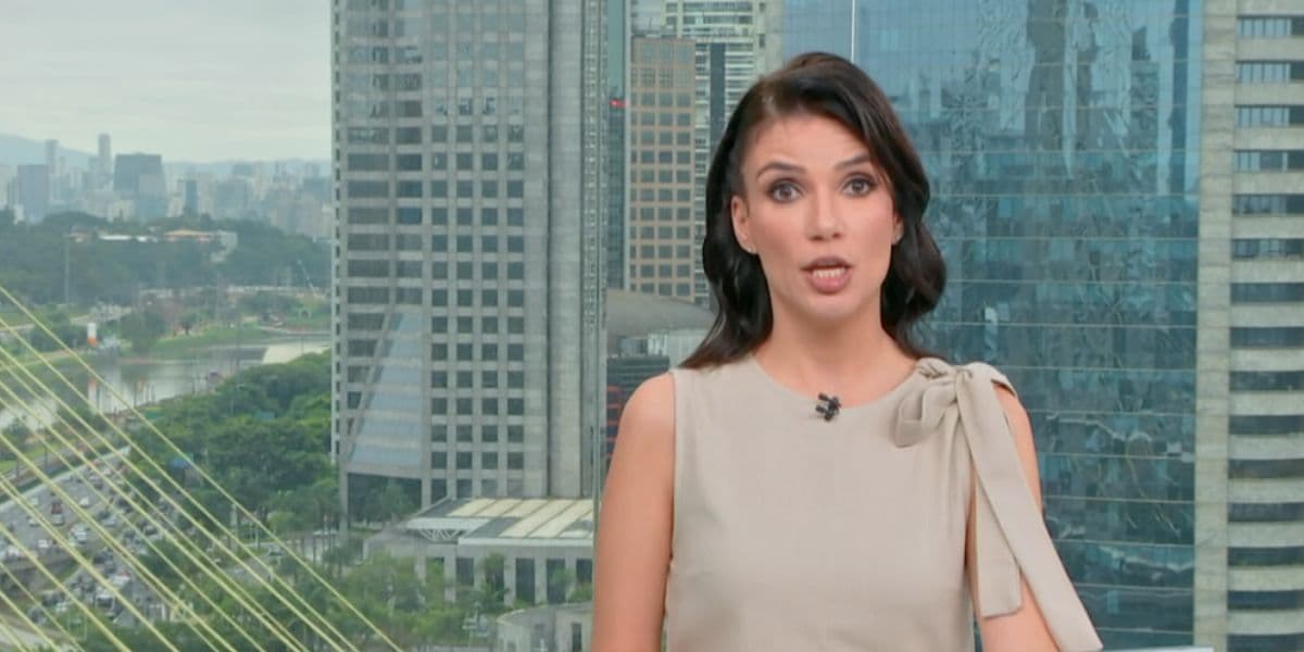 Sabina Simonato no Bom Dia São Paulo (Foto: Reprodução / Globo) Sabina Simonato no Bom Dia São Paulo (Foto: Reprodução / Globo)