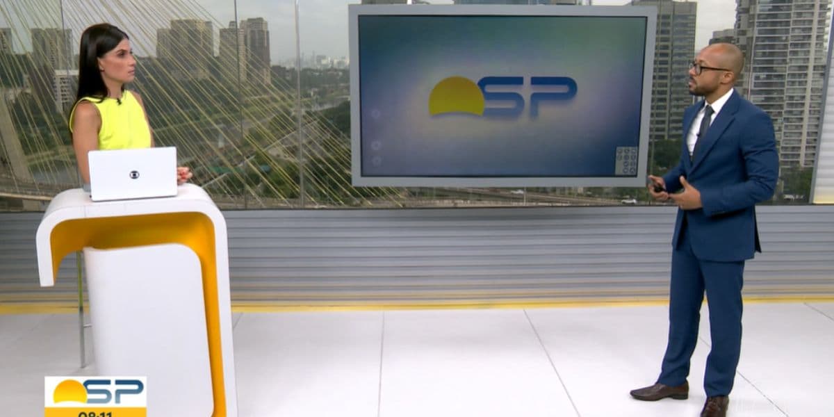 Bom Dia SP vai ao ar na Globo se segunda à sexta-feira, das 6h até às 8h30 (Reprodução: Globo) Bom Dia SP vai ao ar na Globo se segunda à sexta-feira, das 6h até às 8h30 (Reprodução: Globo)