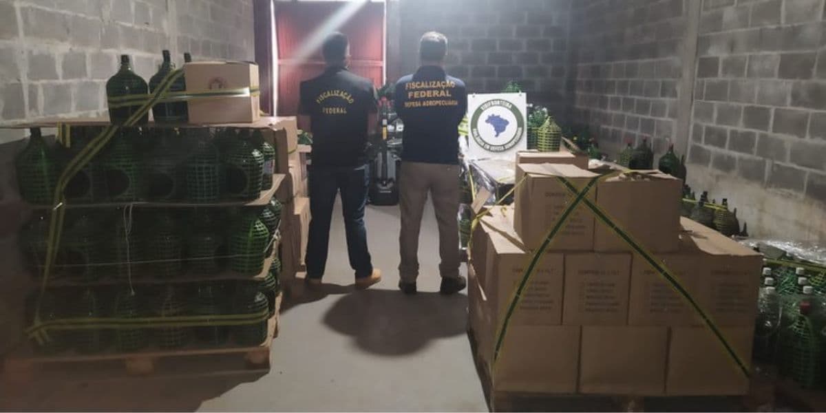 A apreensão de 41 mil litros de vinho adulterados (Reprodução: Internet) A apreensão de 41 mil litros de vinho adulterados (Reprodução: Internet)