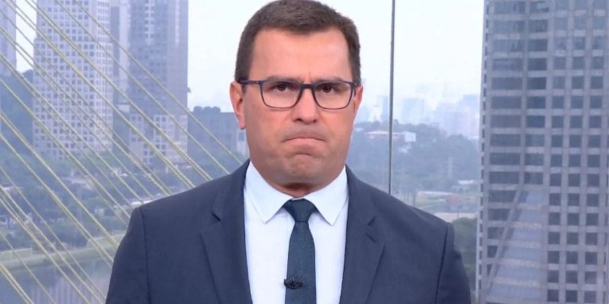 Bocardi lamentou a morte de seu amigo (Reprodução: Globo) Bocardi lamentou a morte de seu amigo (Reprodução: Globo)