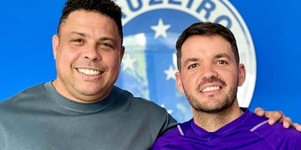 Ronaldo e Larcamón - Foto | Reprodução: Internet Ronaldo e Larcamón - Foto | Reprodução: Internet