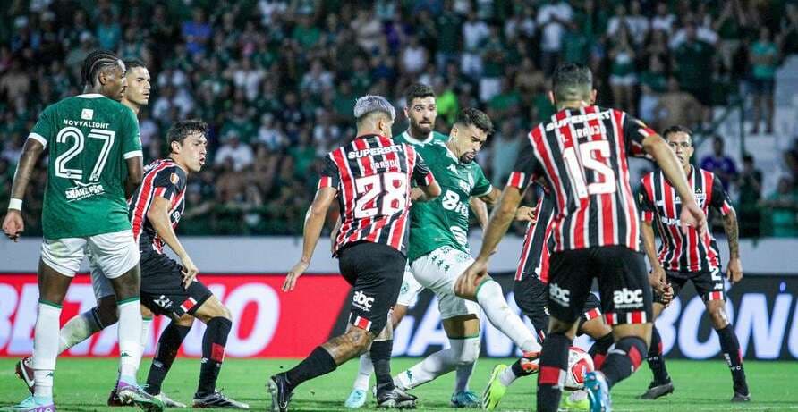 Guarani contra São Paulo - Foto Reprodução Internet