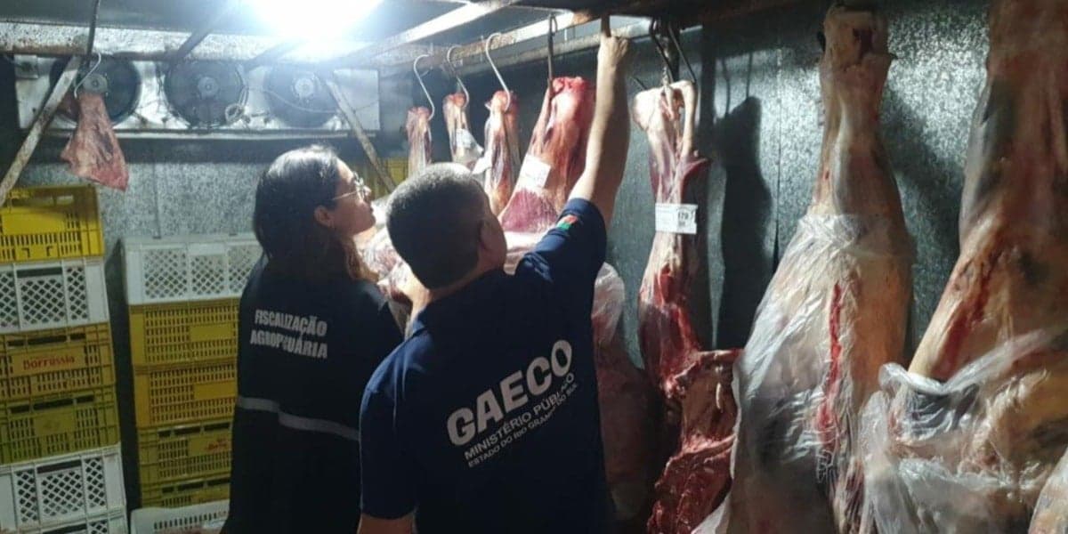 Comida estragada apreendida pela ANVISA - Foto: MPRS Comida estragada apreendida pela ANVISA - Foto: MPRS