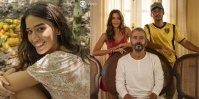 Mariana, José Inocêncio e João Pedro em Renascer (Foto: Reprodução / Globo / Montagem TV Foco) Mariana, José Inocêncio e João Pedro em Renascer (Foto: Reprodução / Globo / Montagem TV Foco)