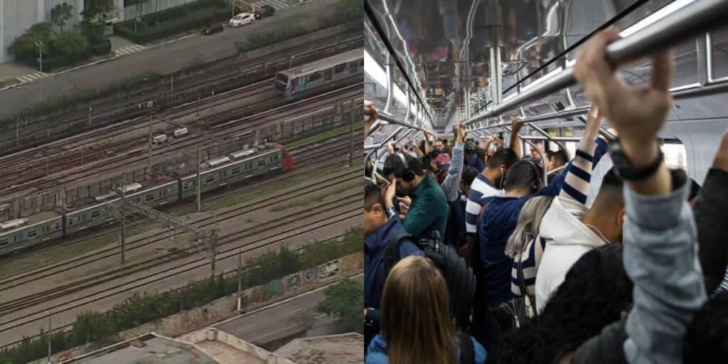 Milhões afetados com paralisação do trem e metrô em SP (Reprodução: Montagem TV Foco) Milhões afetados com paralisação do trem e metrô em SP (Reprodução: Montagem TV Foco)